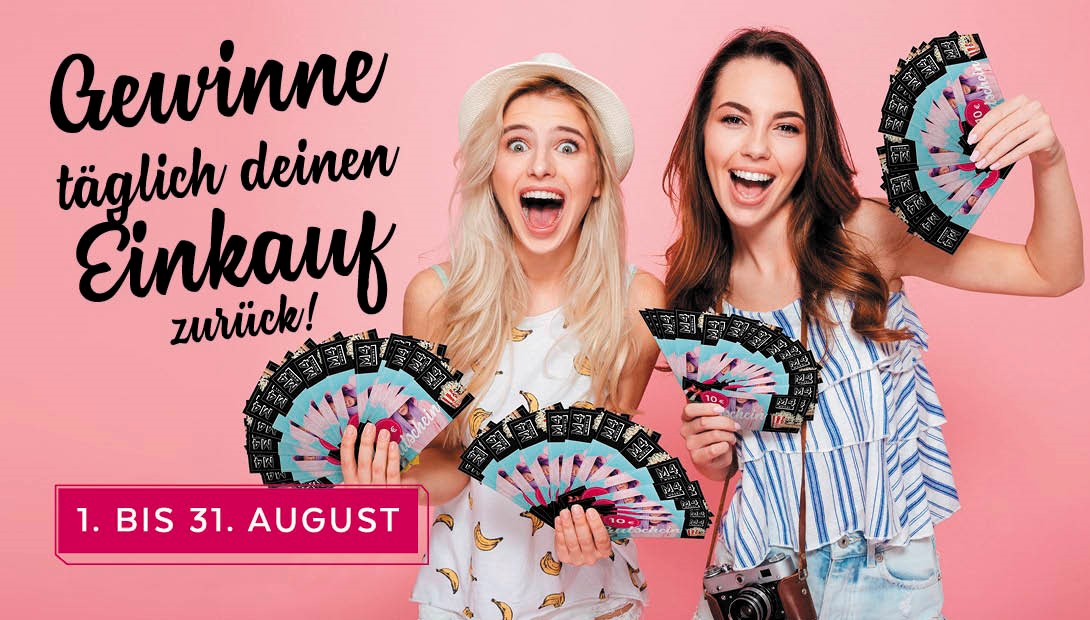 Gewinne deinen Einkauf August HP