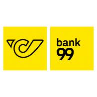 Post Bank99 schwarz 4C unterlegt quer